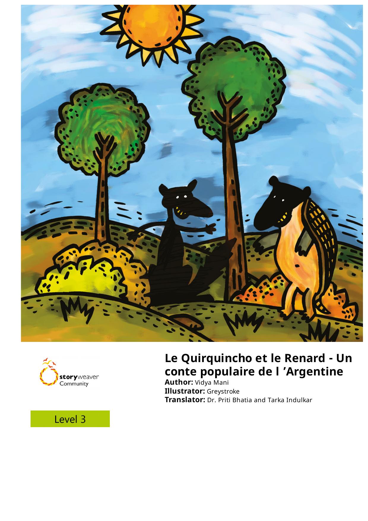 Le Quirquincho et le Renard - Un conte populaire de l ’Argentine