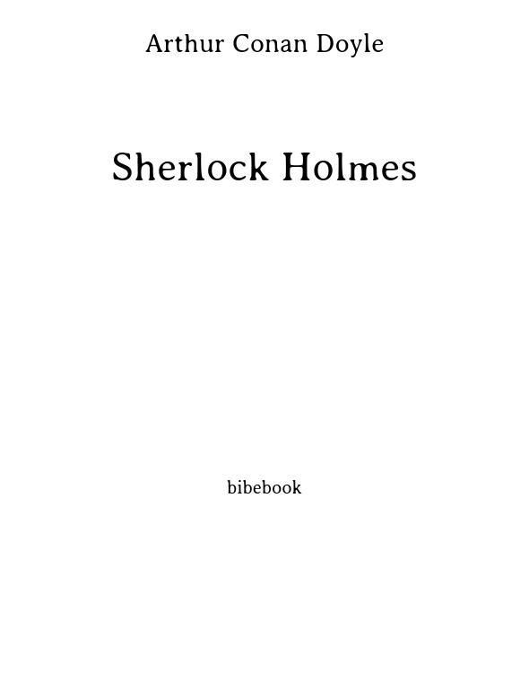 Sherlock Holmes