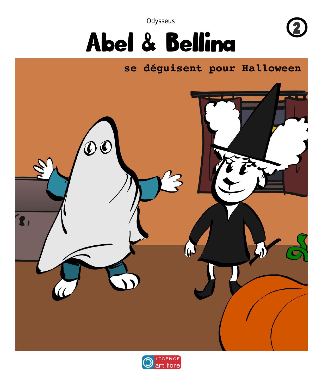 Abel et Bellina se déguisent pour Halloween