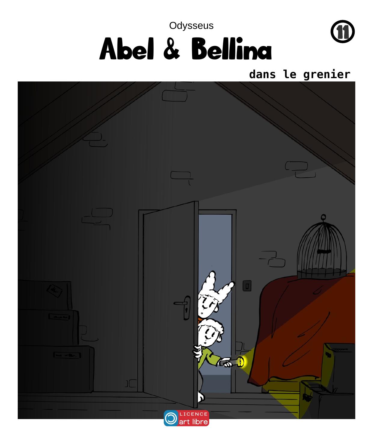 Abel et Bellina dans le grenier