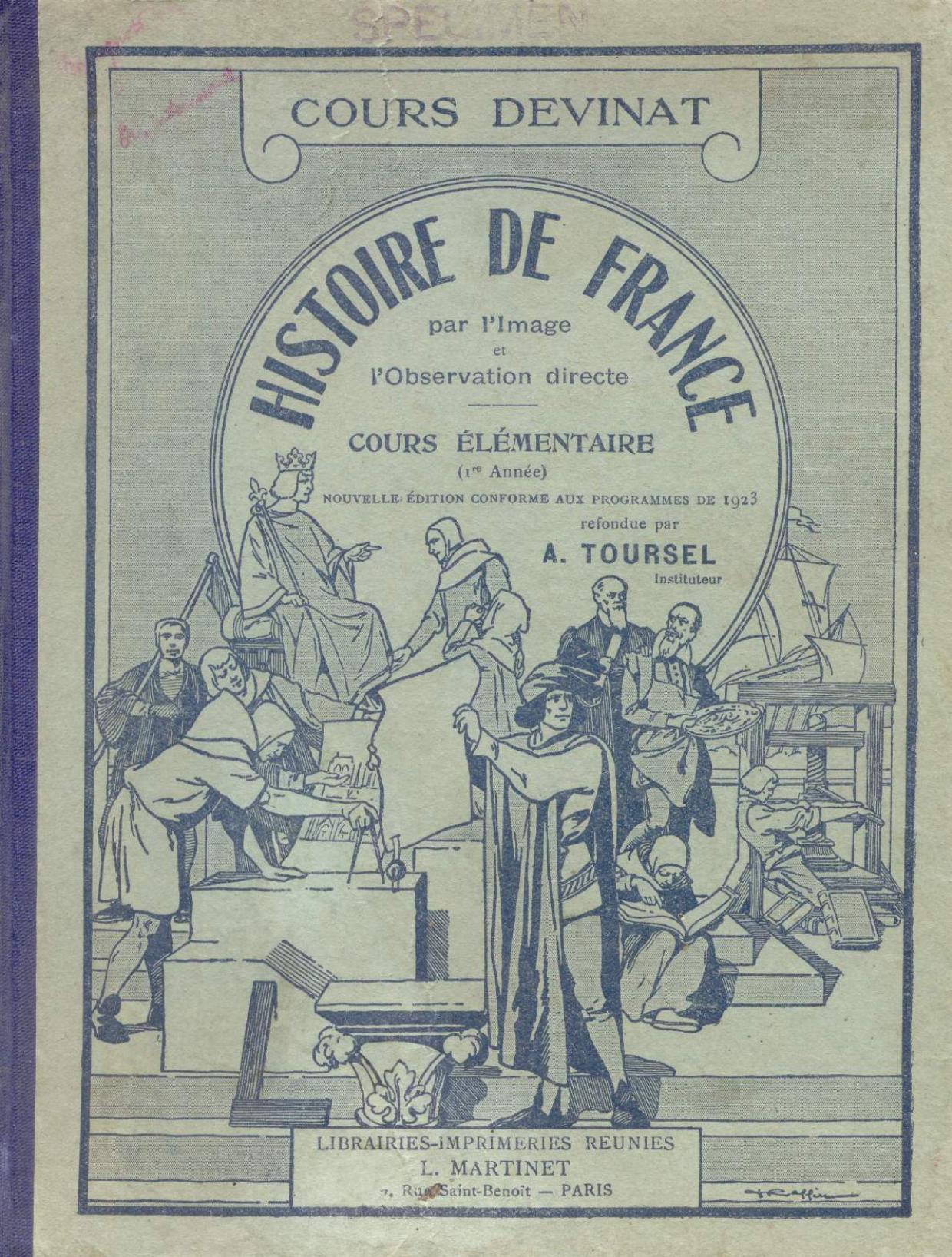 Histoire de France par l'image et l'observation directe