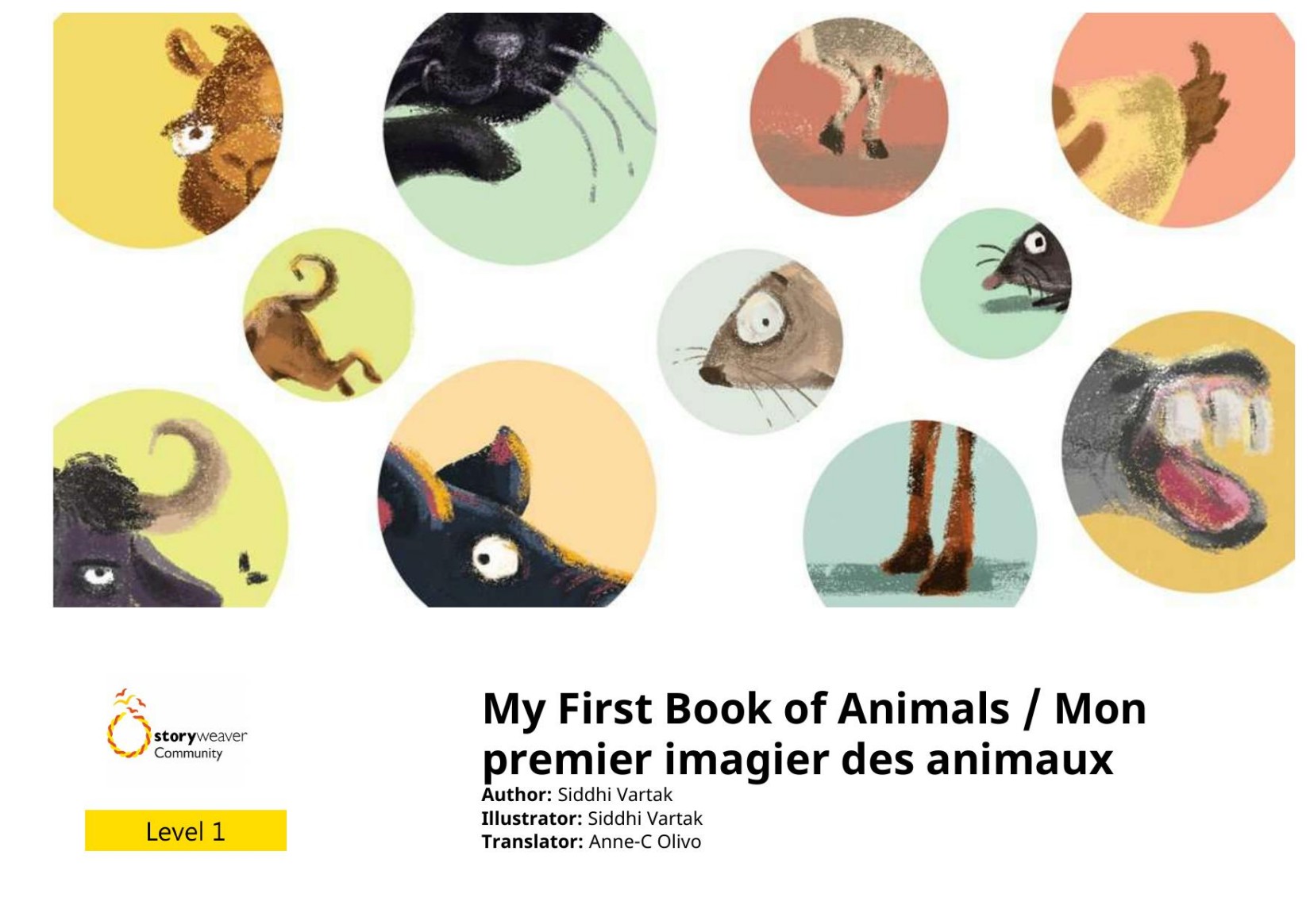 My First Book of Animals / Mon premier imagier des animaux