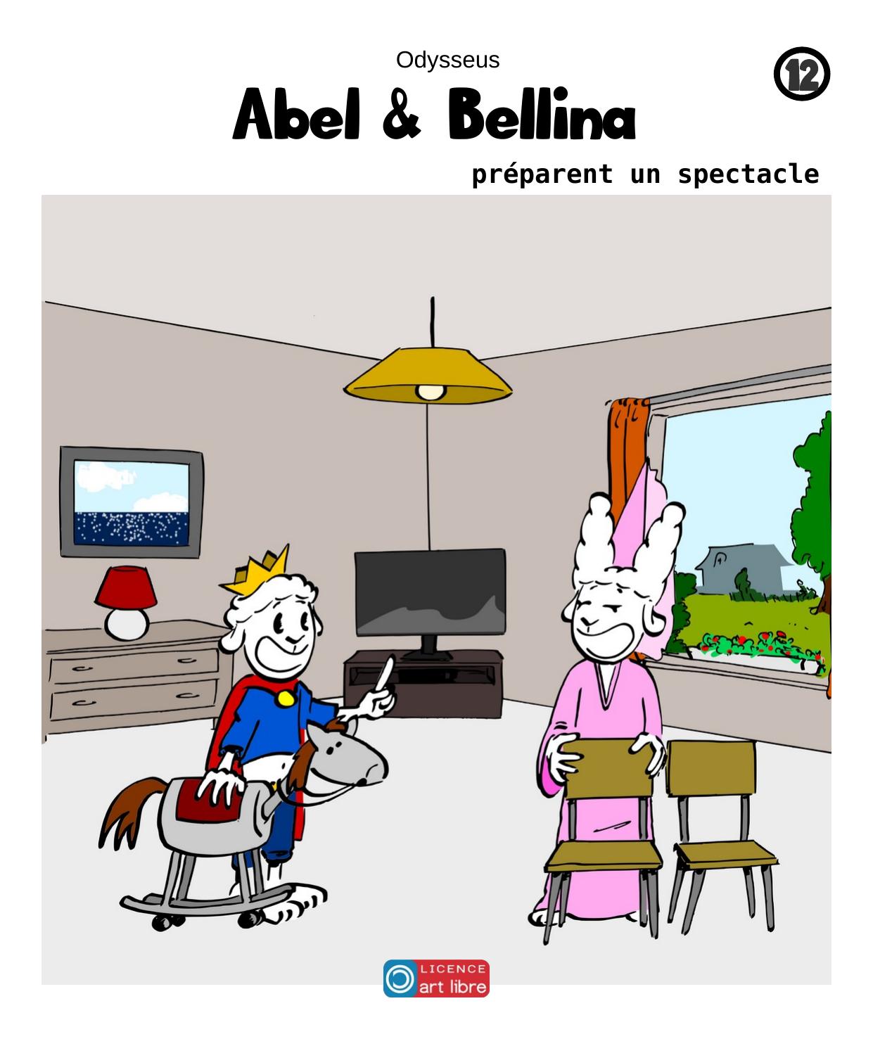Abel et Bellina préparent un spectacle