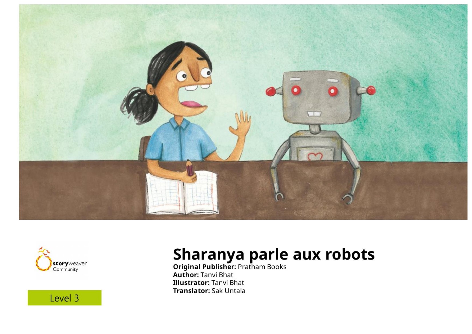 Sharanya parle aux robots