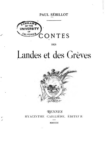 Contes des landes et des grèves