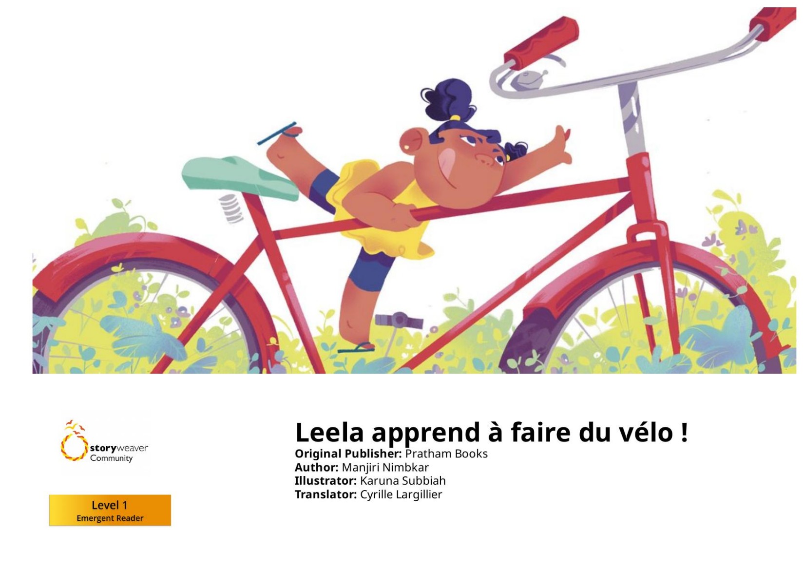 Leela apprend à faire du vélo !