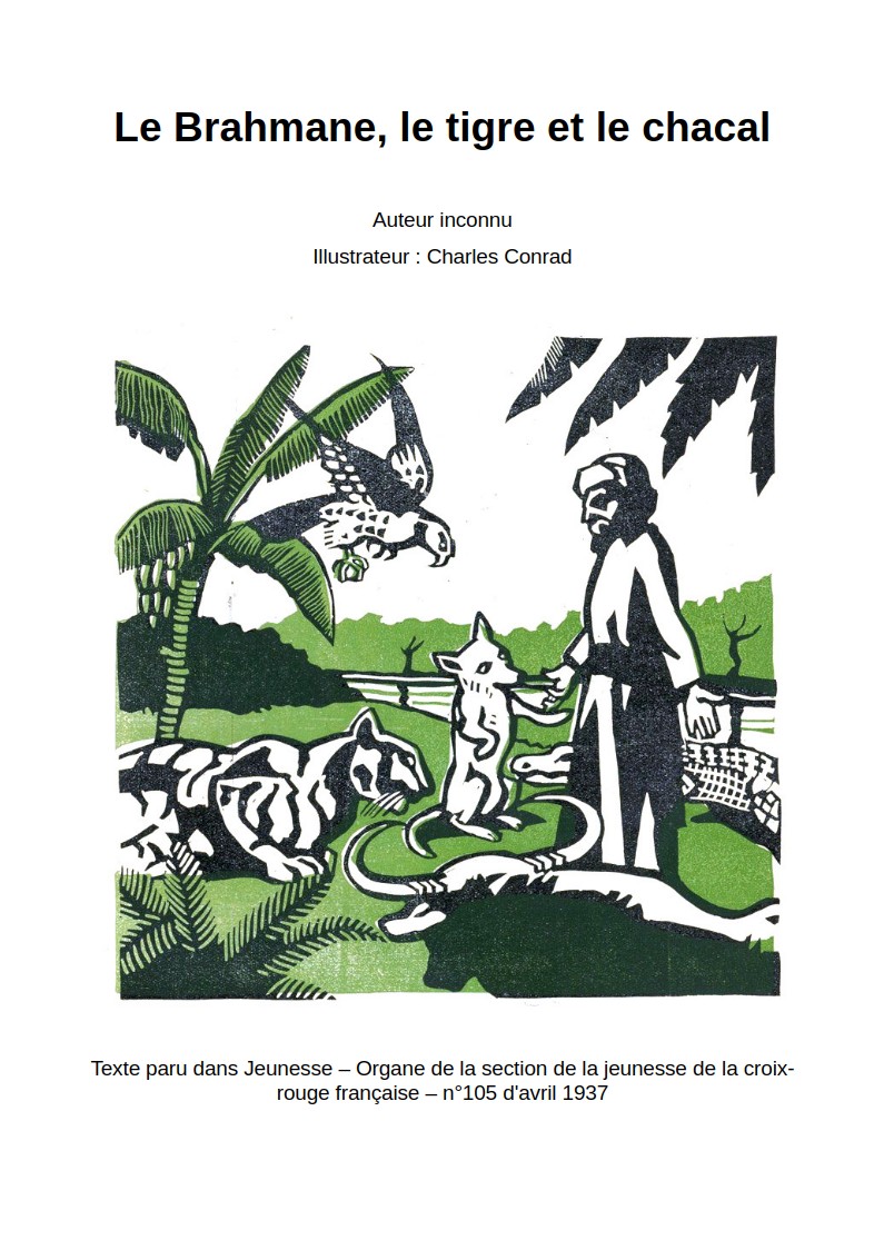 Le Brahmane, le tigre et le chacal