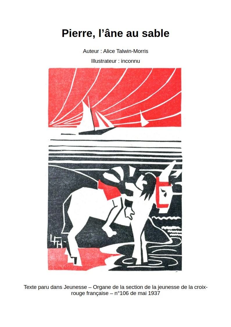 Pierre, l'âne au sable