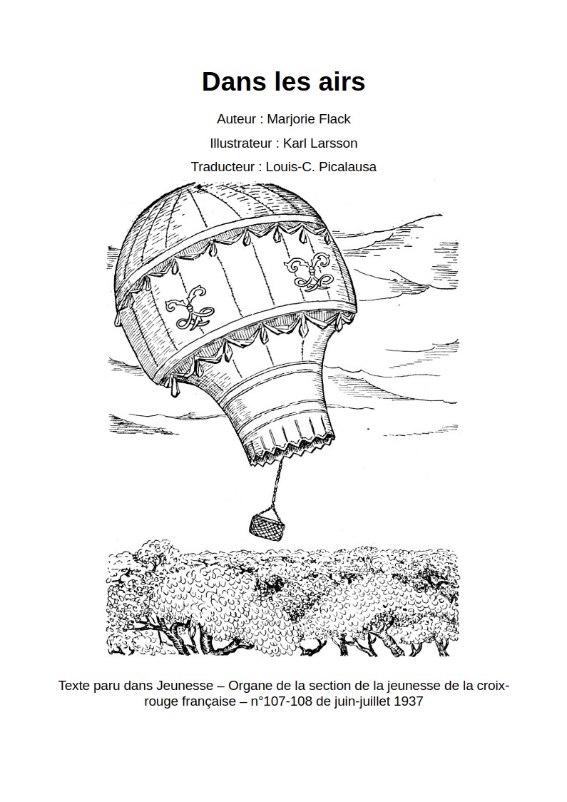 Dans les airs