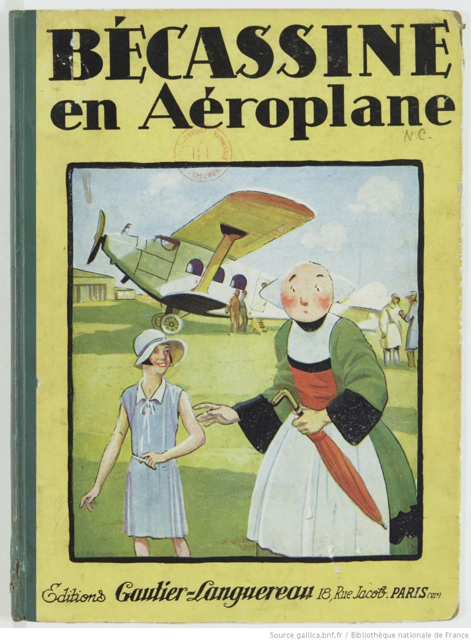 Bécassine en aéroplane