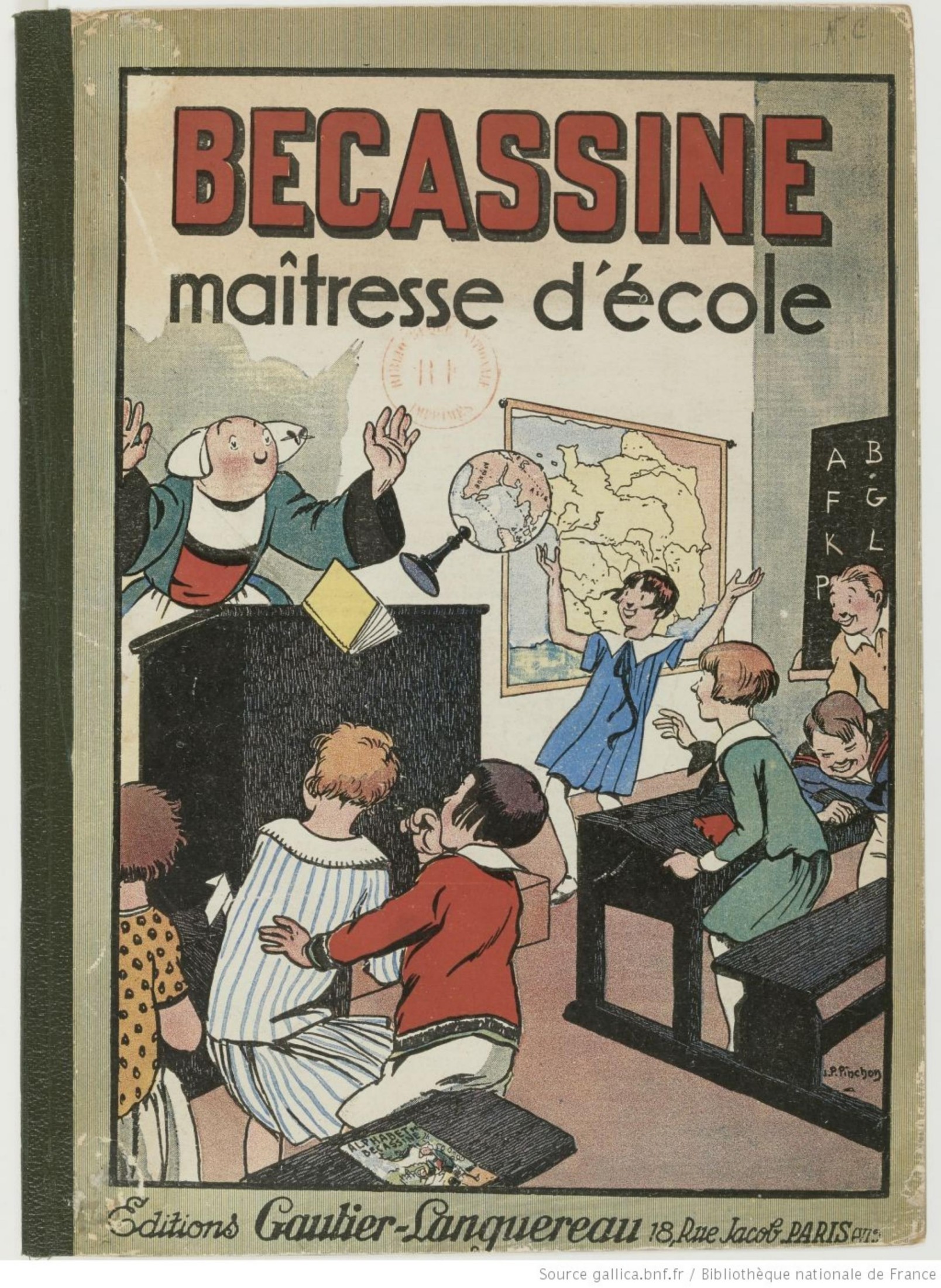 Bécassine maîtresse d'école