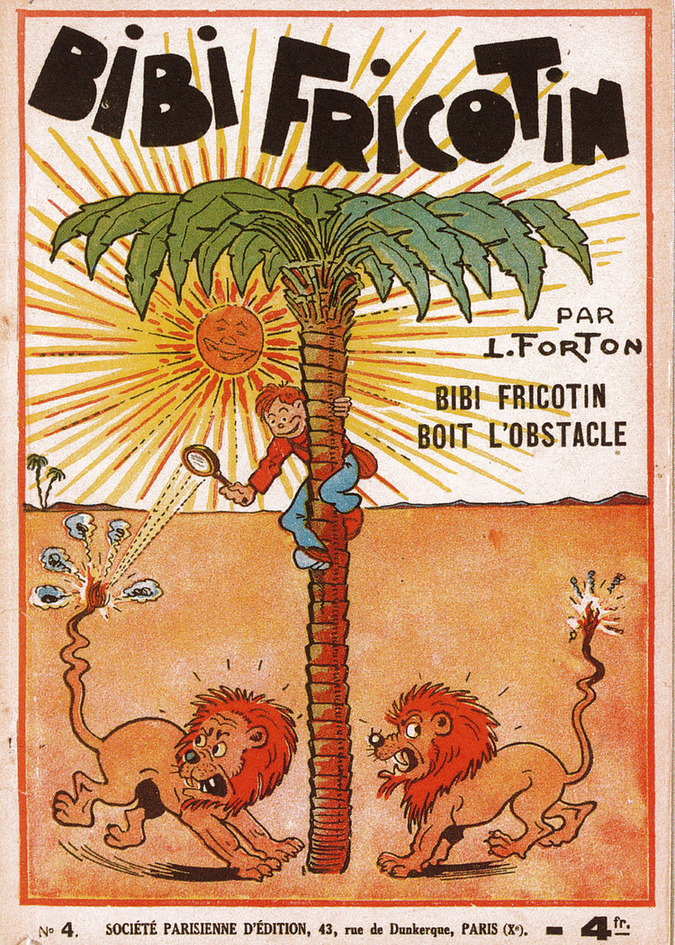 Bibi Fricotin boit l'obstacle