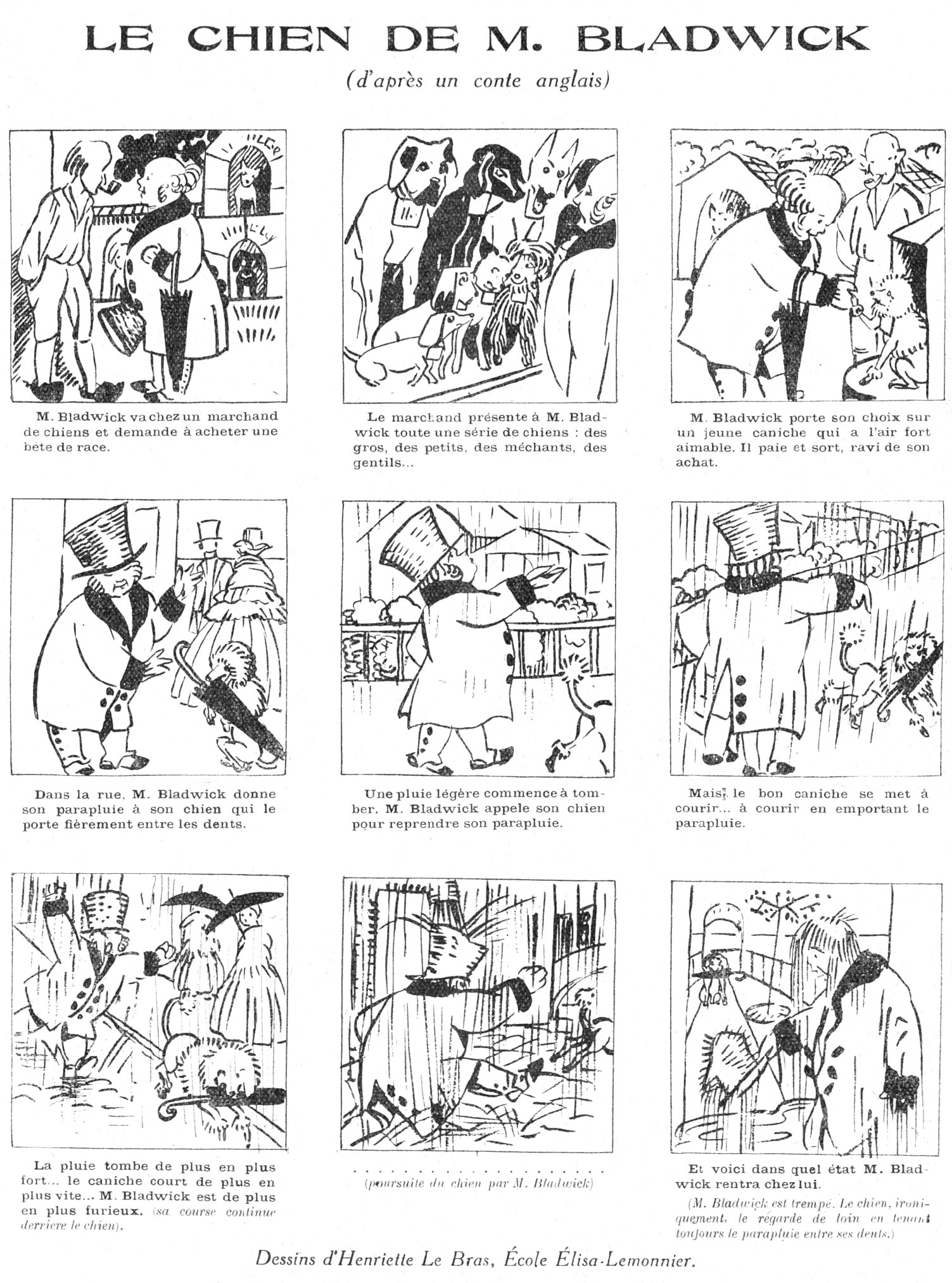 Le chien de M. Bladwick