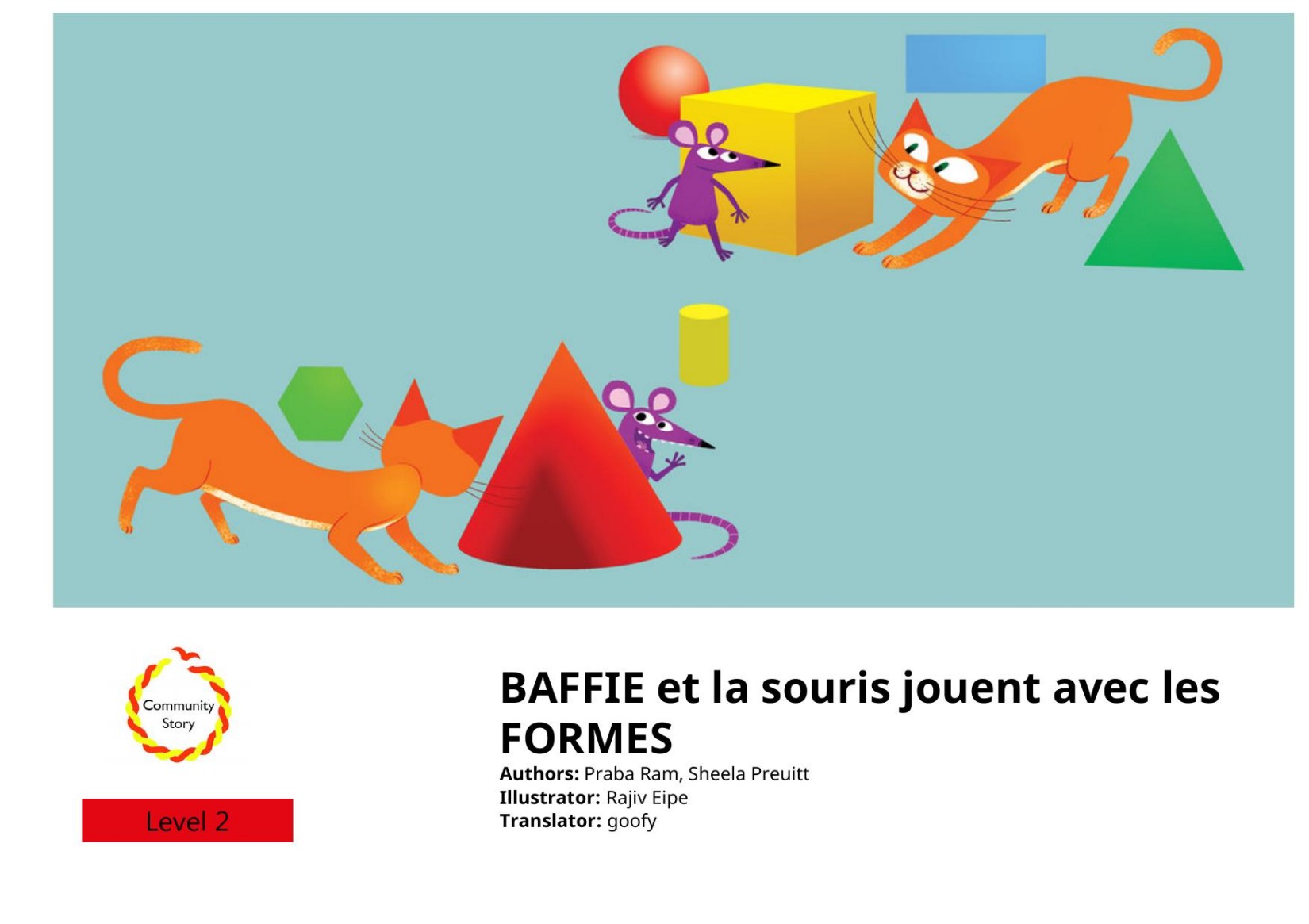 BAFFIE et la souris jouent avec les FORMES