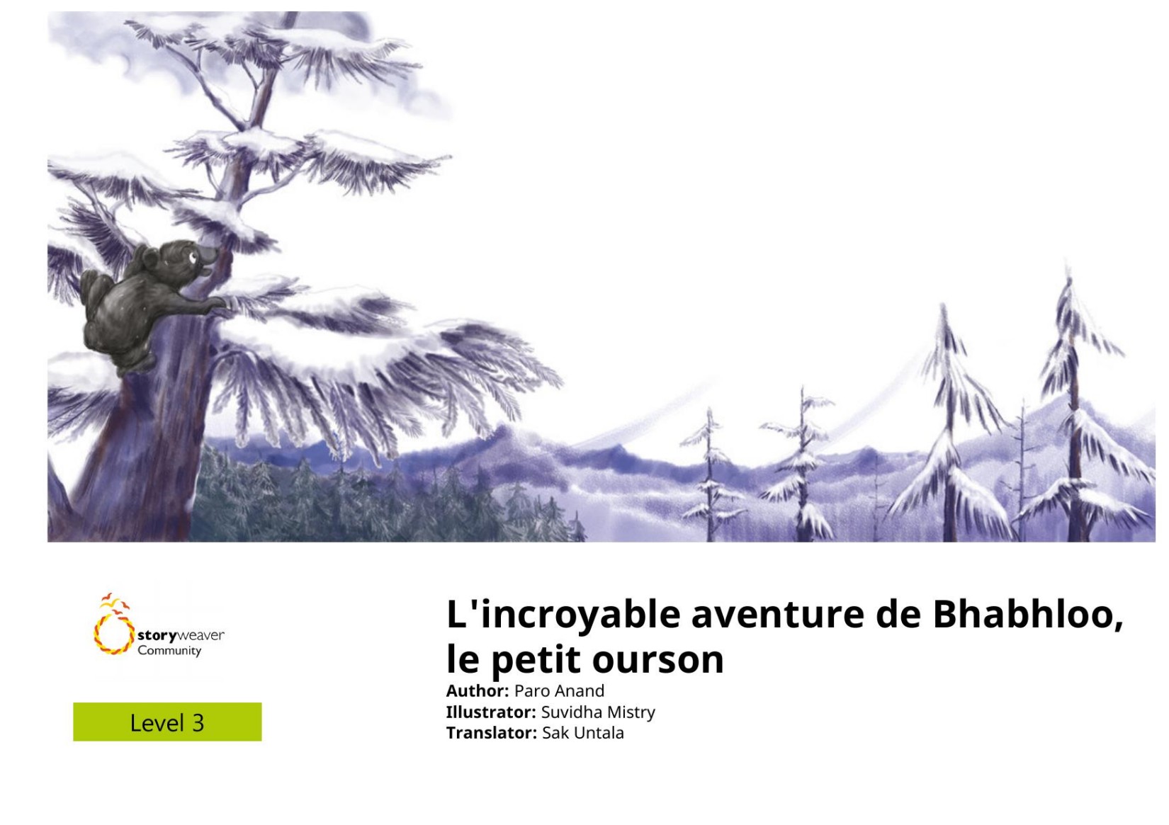 L'incroyable aventure de Bhabhloo, le petit ourson
