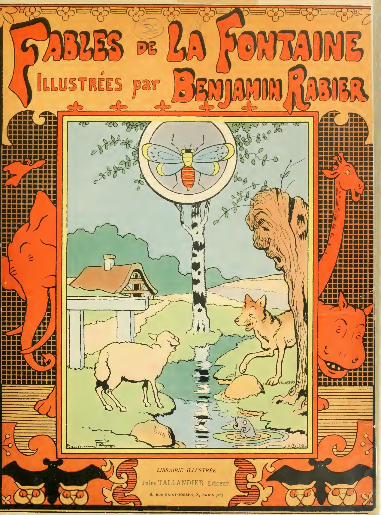 Fables de La Fontaine illustrées par Benjamin Rabier